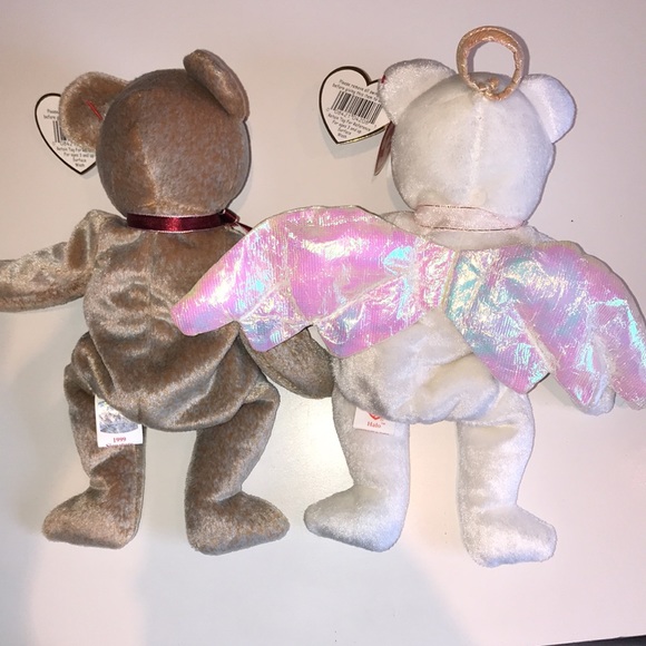 Set of 4 Ty Beanie Baby Babies bears - Picture 10 of 11
